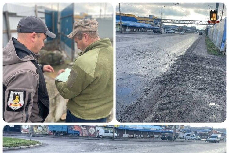 У Луцьку покарали забудовника, який вивозив ґрунт на колесах