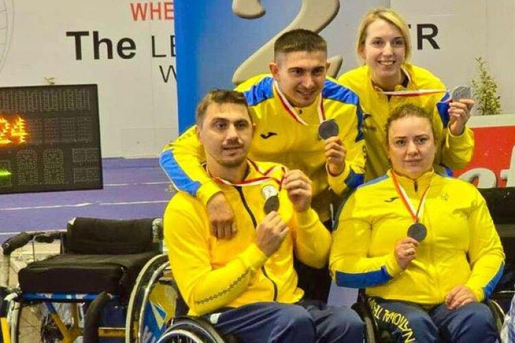 Волинянка виборола срібло Кубку світу з фехтування на візках