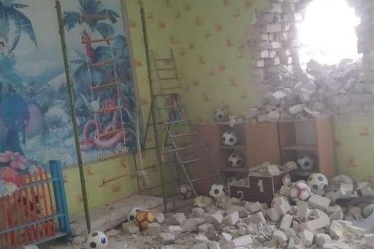 «Європейська Солідарність» вимагає негайної реакції влади на обстріл дитсадка на Луганщині