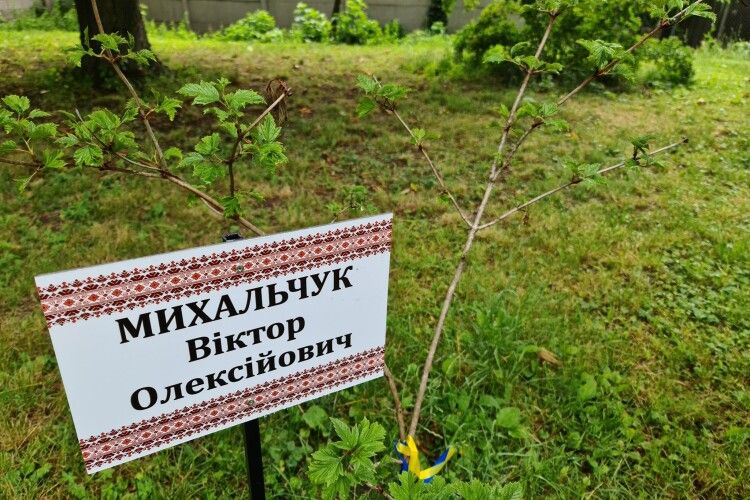 У селі поблизу Луцька встановили таблички з іменами Героїв (Фото) (Відео)