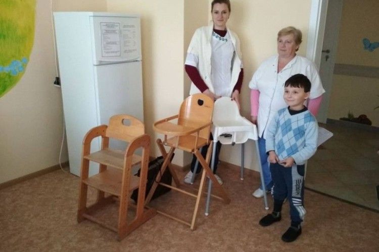 Священик опікується дитячим відділенням Рожищенської ЦРЛ