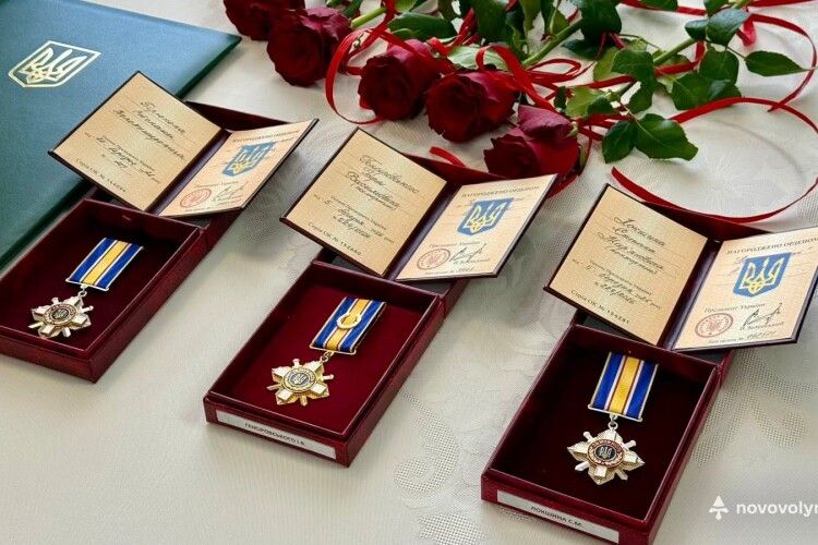 Матерям полеглих Воїнів з Волині вручили ордени «За мужність»