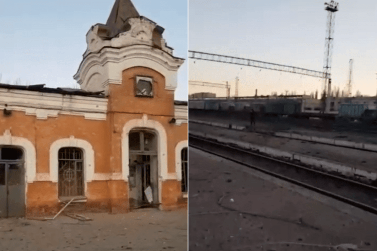 У Запоріжжі Росія взялася за цивільні об'єкти: вдарила по вокзалу і ботсаду (Відео)