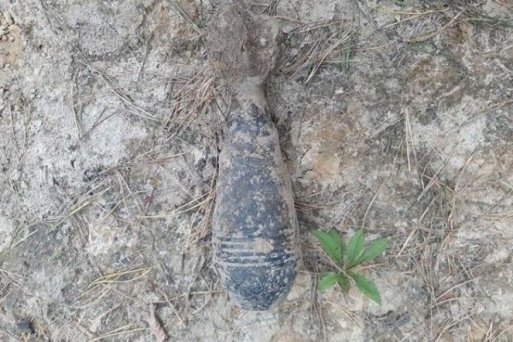 Працювали на городі  і викопали... міну!