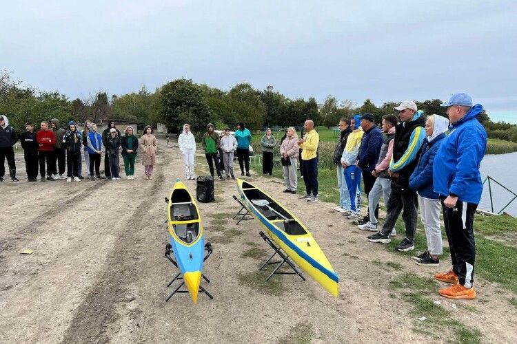 У Нововолинську провели майстерклас з веслування з чемпіонами світу