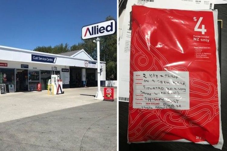 «Навпроти пабу на довгій вулиці з коровами»: пошта Нової Зеландії зуміла доставити бандероль за такою ось адресою
