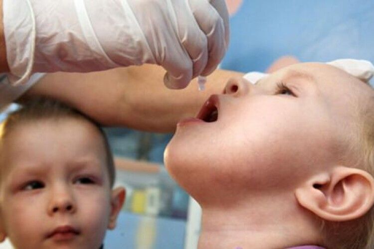 Волинь має найвищий відсоток щеплень від поліомієліту в Західній Україні 