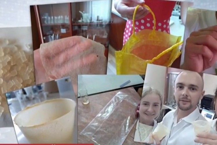 Українець винайшов аналог поліетилену, який швидко розкладається і не забруднюватиме довкілля