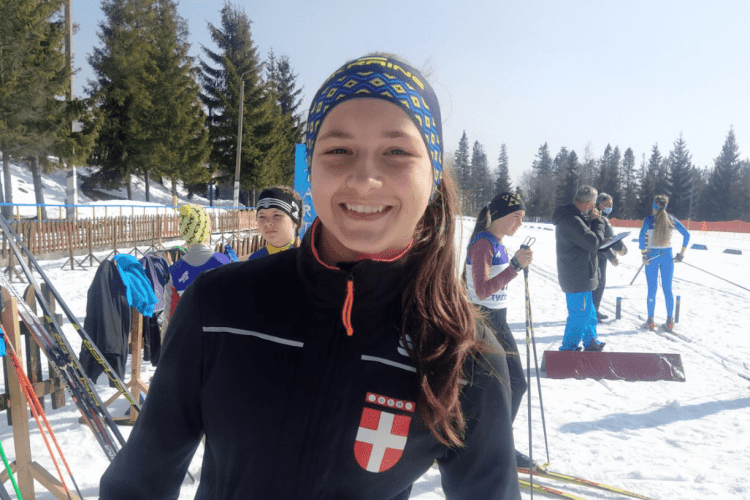 14-річна Аліна Хміль зі збірної Волині здобула чергове золото на Чемпіонаті України з лижних гонок серед юнаків та дівчат (Фото)