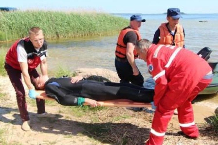 На Шацьких озерах відбулося показове навчання з цивільного захисту населення