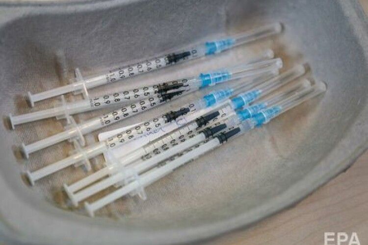 Волинь у списку 4-х регіонів-антилідерів з вакцинації проти коронавірусу – МОЗ України
