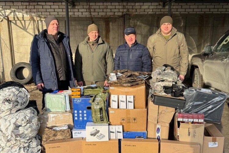 Лідер громади з Волині зустрівся з земляками в зоні бойових дій  