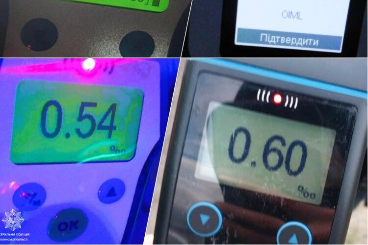 На Волині зупинили 59-річну водійку під кайфом