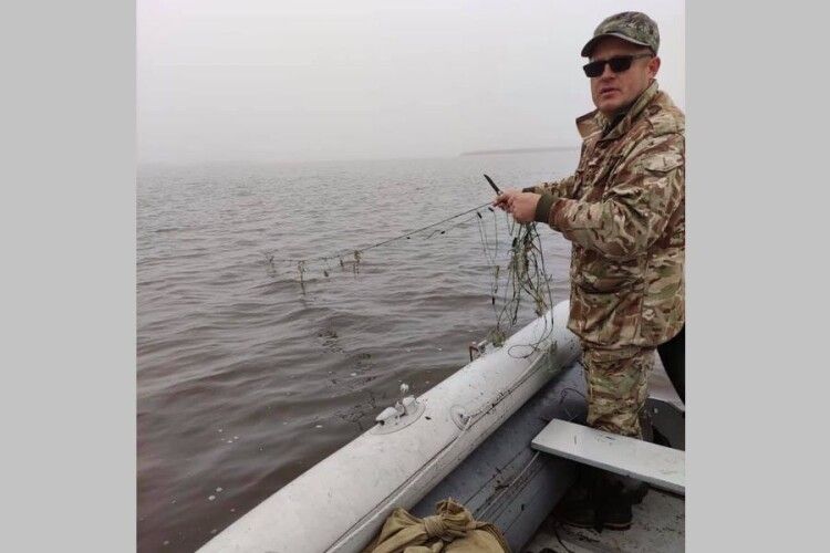 У озері на Волині вилучили браконьєрські сітки довжиною 360 метрів
