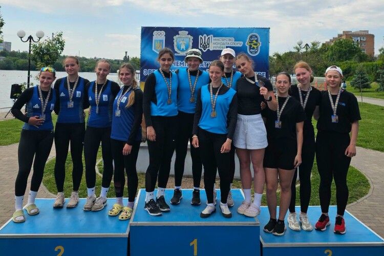 Семеро веслувальників з Волині стали чемпіонами України
