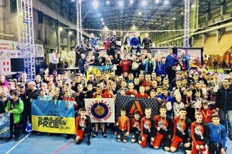 Волинь зайняла І загальнокомандне місце на чемпіонаті України зі змішаних єдиноборств ММА