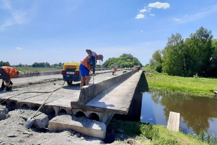 На Волині розпочали ремонт 36-метрового мосту