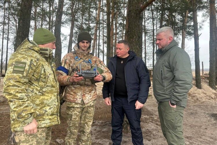 Начальник Волинської ОВА перевірив укріплення кордону