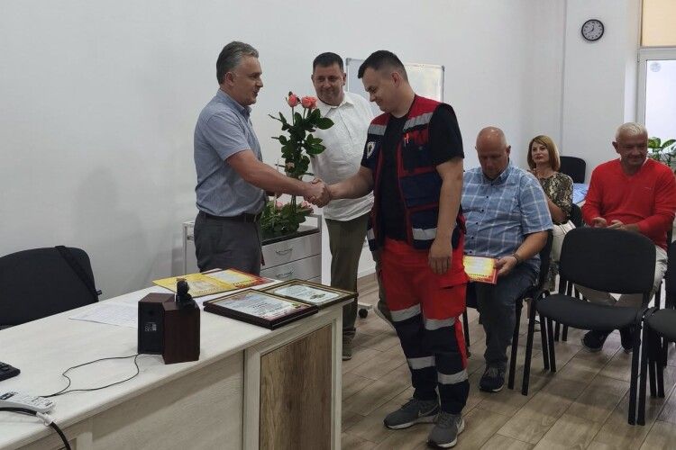 На Волині відзначили найкращих працівників «екстренки»