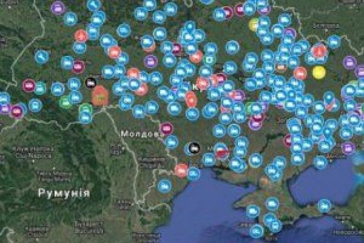 Старовинні трактори і паровози нанесли на карту України