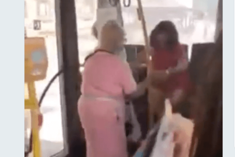 Пенсіонерка побила жінку без маски: з'явилося відео нападу