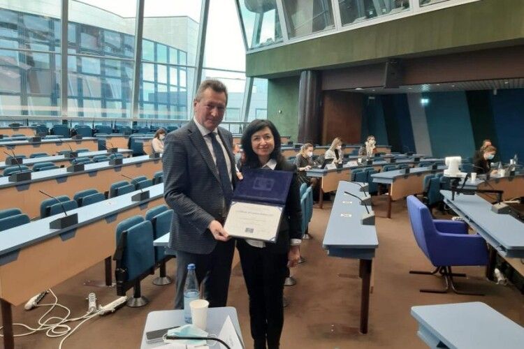 Лесин виш отримав нагороду від Ради Європи 