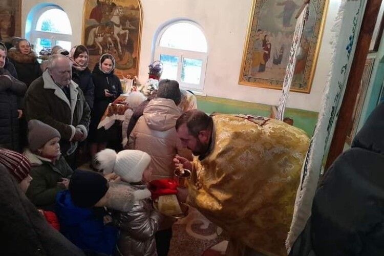 В одній з громад на Волині вперше пролунала молитва українською