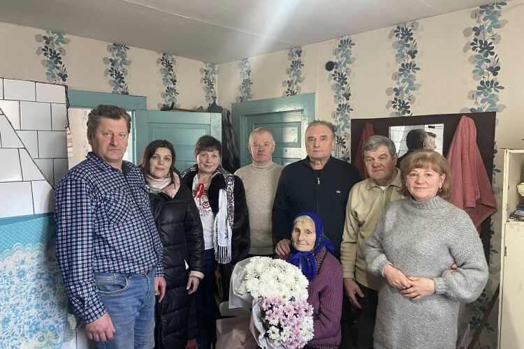 Довгожителька з Волині відзначила 90-річний ювілей