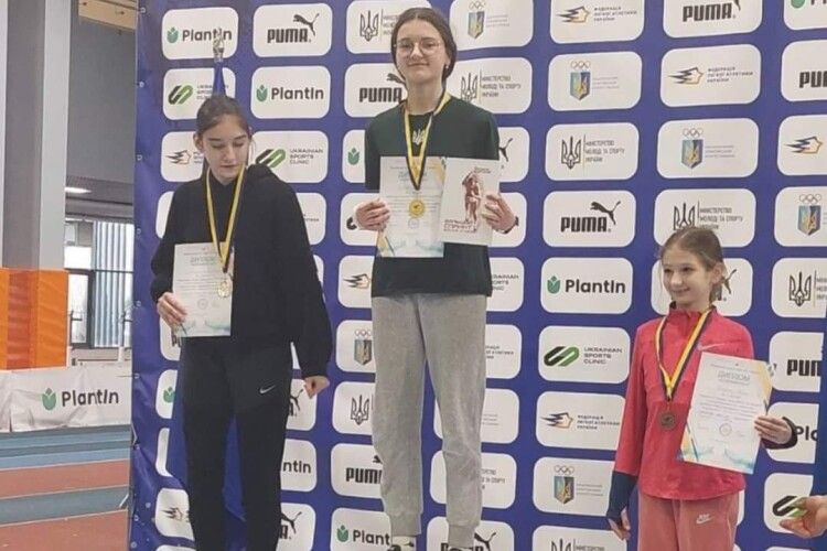 Юна легкоатлетка з Волині стала чемпіонкою України