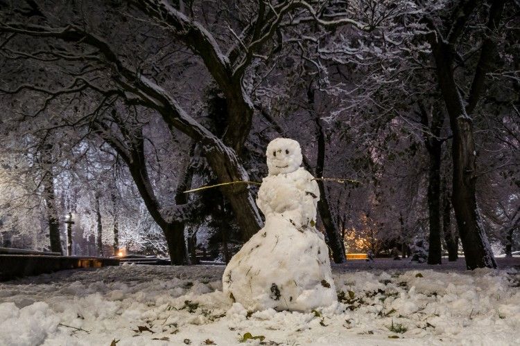 Прихід Зими у Луцьку 3 грудня 2017 року.