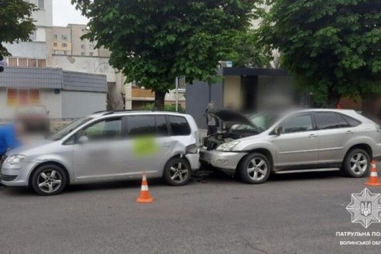У Луцьку сталася аварія, водій був п'яним