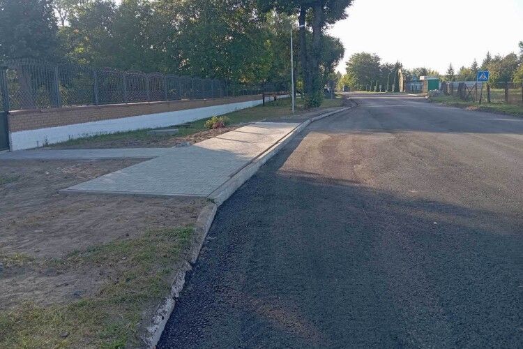 У громаді на Волині ліквідували бездоріжжя на місцевих вулицях