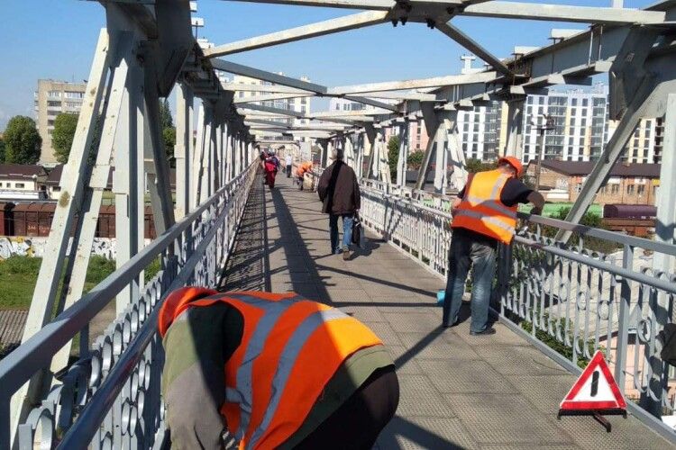 У Луцьку почали ремонт мосту між залізничним вокзалом та Завокзальним ринком