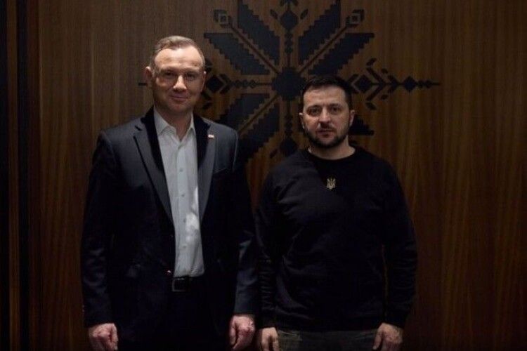 Зеленський у Львові проводить зустріч з Дудою