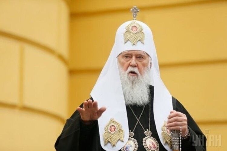 Патріарх Філарет зізнався, що Володимир Зеленський вже вибачився за «термос»