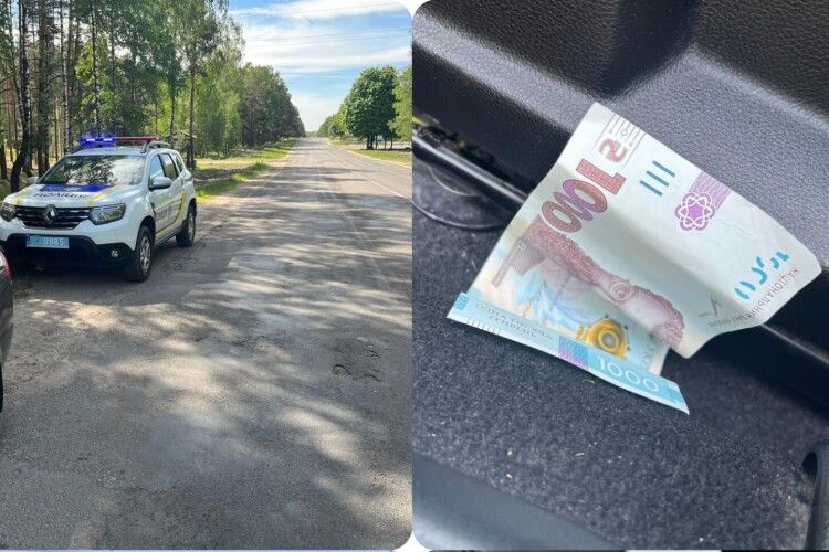 На Волині водій давав взятку поліції
