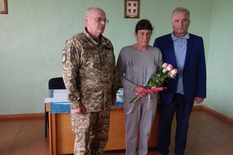 Родині загиблого Героя з Волині вручили його посмертну нагороду