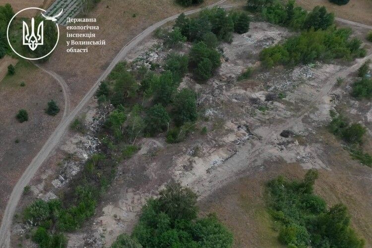 Забруднення на мільйон: на Волині виявили два стихійні сміттєзвалища