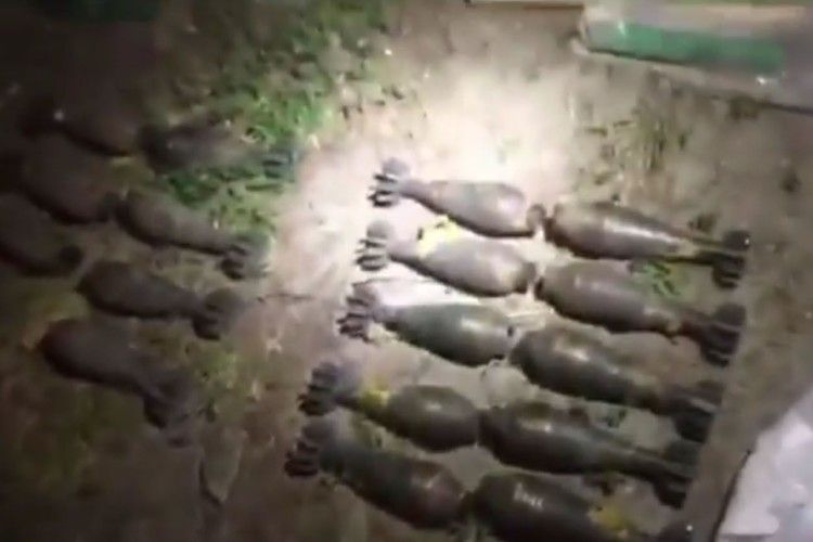 На Київщині СБУ виявила арсенал зброї та боєприпасів (Відео)