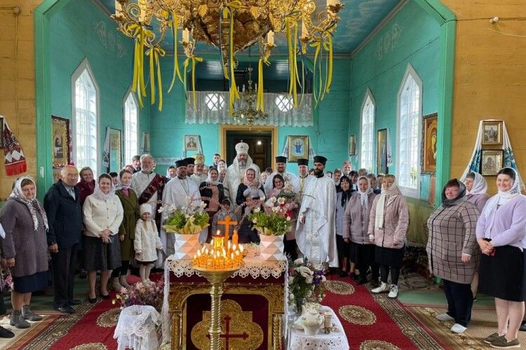 Митрополит очолив Богослужіння у волинській громаді, яка після війни доєдналась до ПЦУ