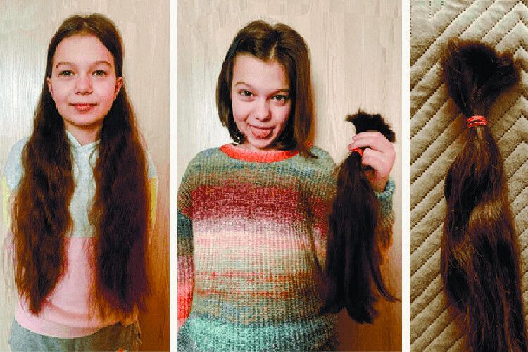Юна пластунка з Рівненщини продала своє волосся та віддала кошти для ЗСУ