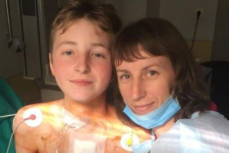 Хлопчика з Волині, якому пересадили серце у Львові, виписали з лікарні