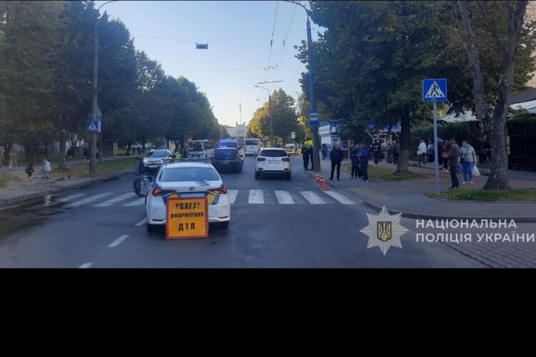 В обласному центрі Волині авто збило 8-річного хлопчика
