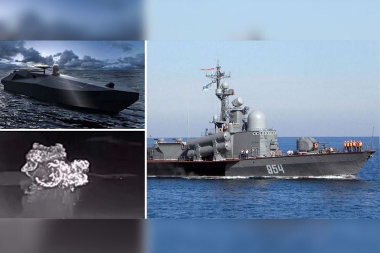 Накинулись, як шершні: українські безпілотники потопили ще один російський корабель
