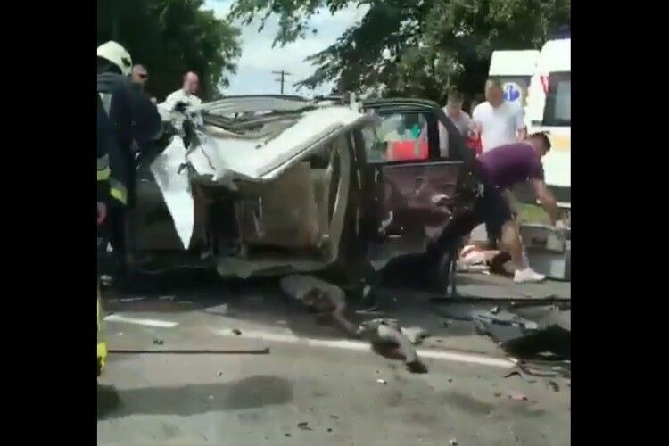 Жахлива аварія на Луцькій трасі (Відео)