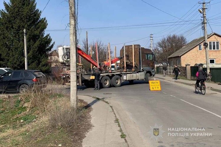На Волині водій вантажівки скоїв наїзд на літнього велосипедиста, - поліція 