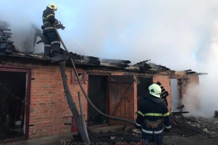 Під час пожежі у Ковелі загинув чоловік