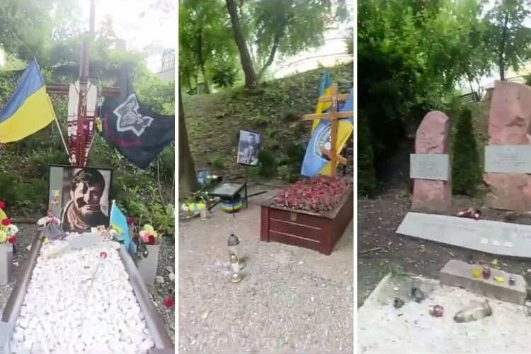 Невідомі понівечили могили загиблих за Україну воїнів Да Вінчі, Джуса та Петриченка