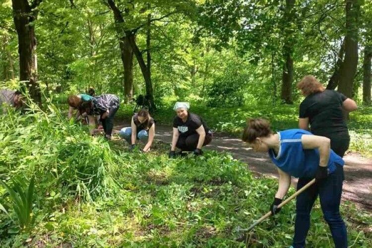 У громаді на Волині парк преобразився за один день