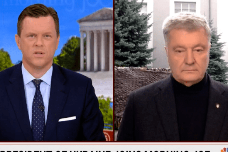 Порошенко на MSNBC: не існує жодної іншої структури окрім НАТО, яка може гарантувати безпеку